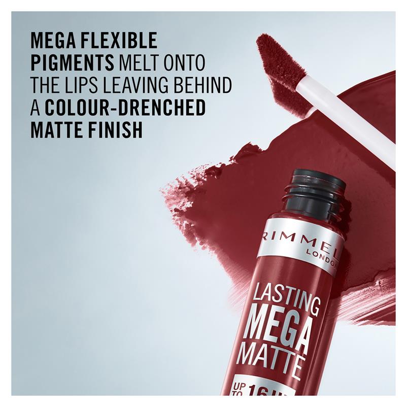 Load image into Gallery viewer, Rimmel London Mega Matte Liquid Lip 930 Ruby Passion
