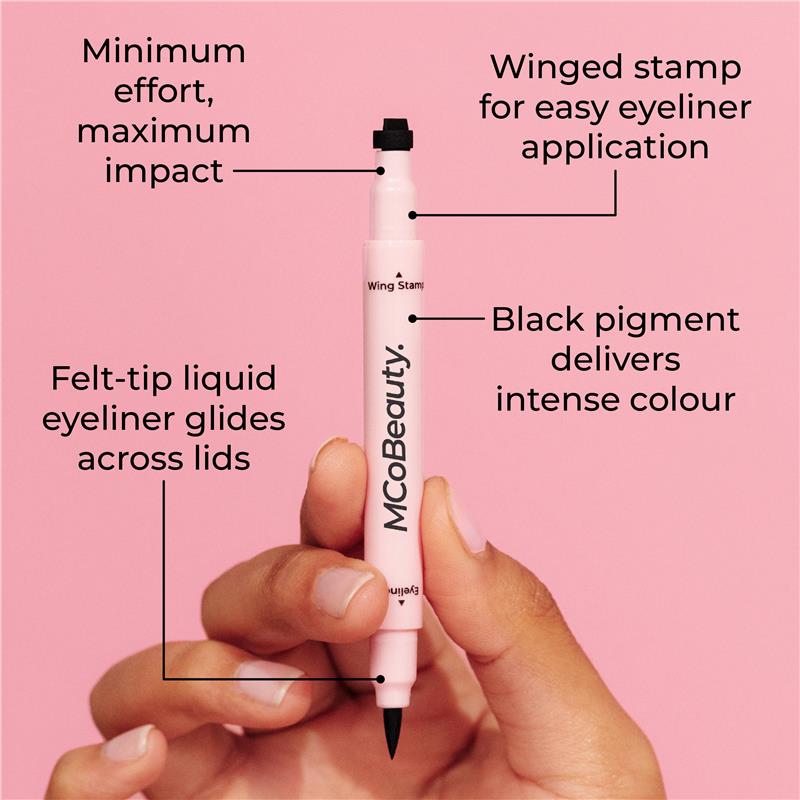 Load image into Gallery viewer, MCoBeauty Mini Winged Eyeliner Black
