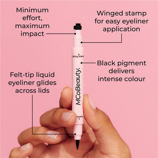 MCoBeauty Mini Winged Eyeliner Black