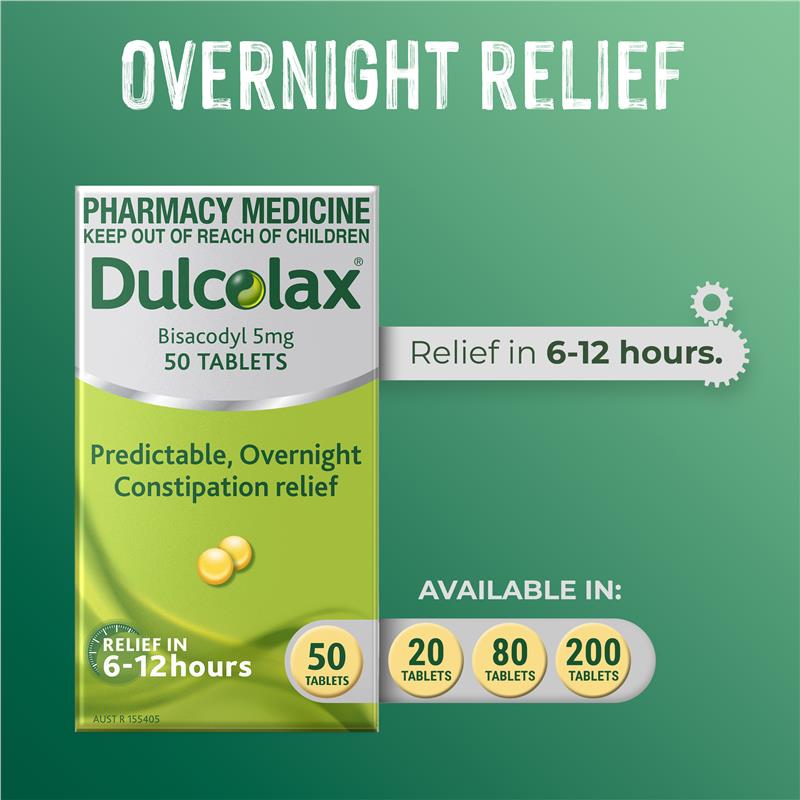 Load image into Gallery viewer, Dulcolax Laxatives 5mg 50 Tablets

