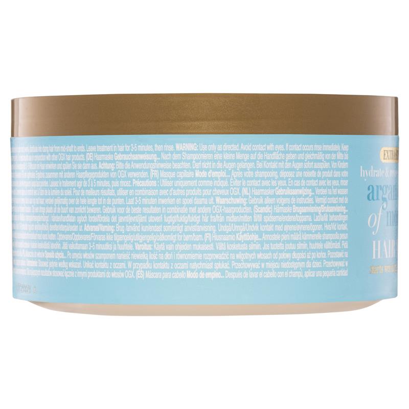 Load image into Gallery viewer, OGX Extra Strength Hydrate &amp; Repair + Shine Argan Oil of Morocco Hair Mask For Damaged Hair 300mL
