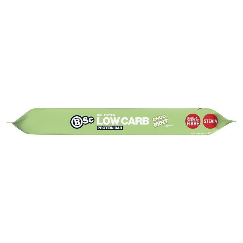 Load image into Gallery viewer, BSc High Protein Low Carb Bar Choc Mint 60g
