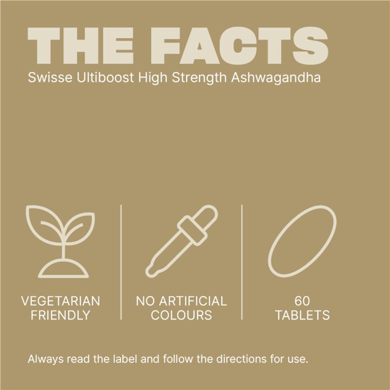 Load image into Gallery viewer, Swisse Ultiboost High Strength Ashwagandha 60 Tablets
