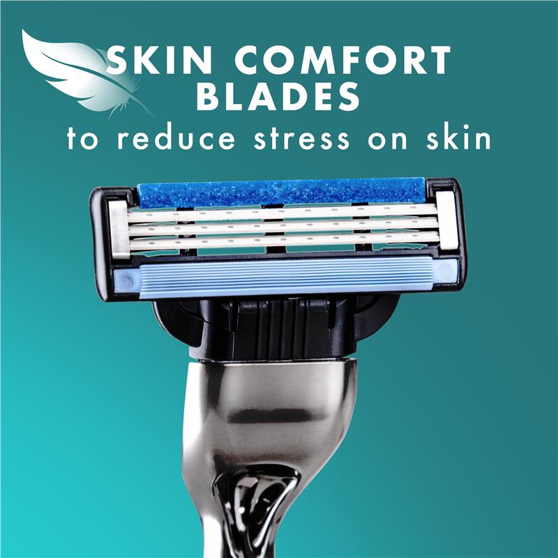 Load image into Gallery viewer, Gillette Mach3+ Razor Replacement Cartridges 1 Handle 6 Cartridges Shave Care
