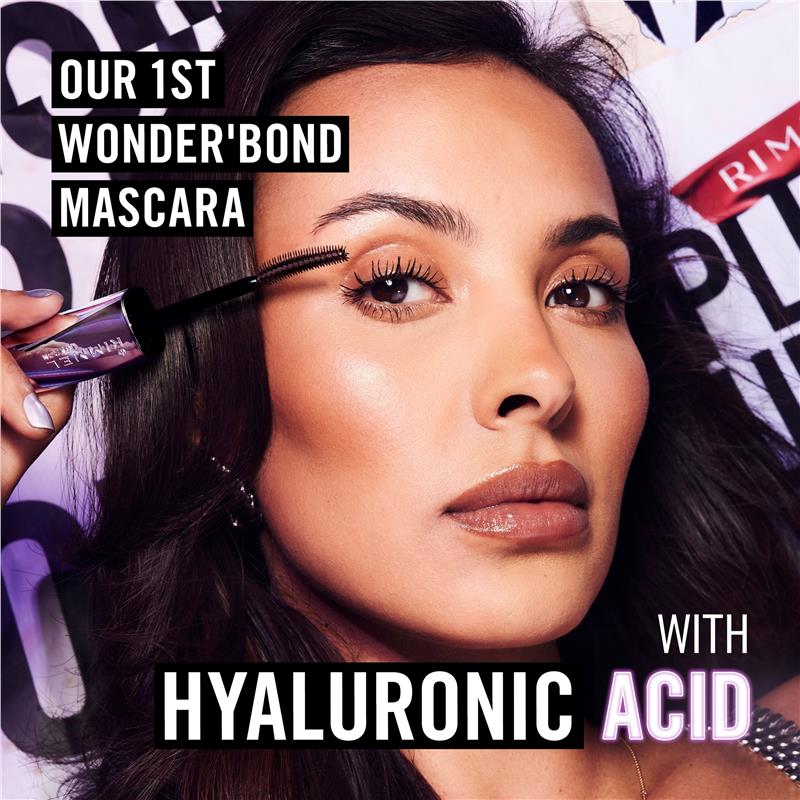Load image into Gallery viewer, Rimmel London Wonder Bond Lash Filler + Hyaluronic Mascara Black
