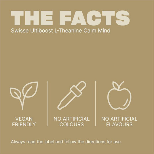 Swisse Ultiboost L-Theanine Calm Mind 50 Capsules