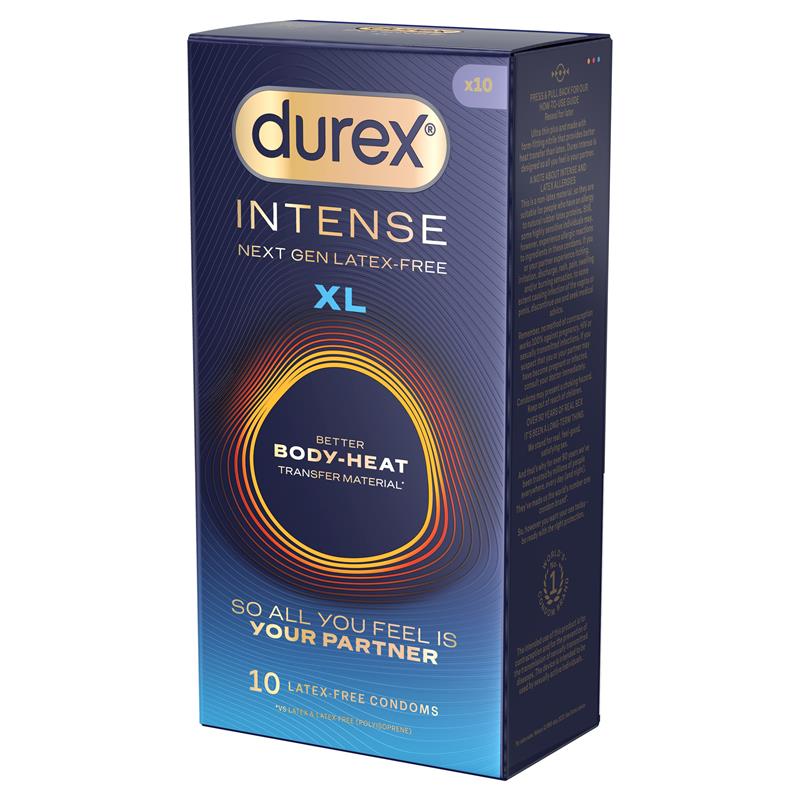 Load image into Gallery viewer, Durex Intense XL Condom 10 Pack
