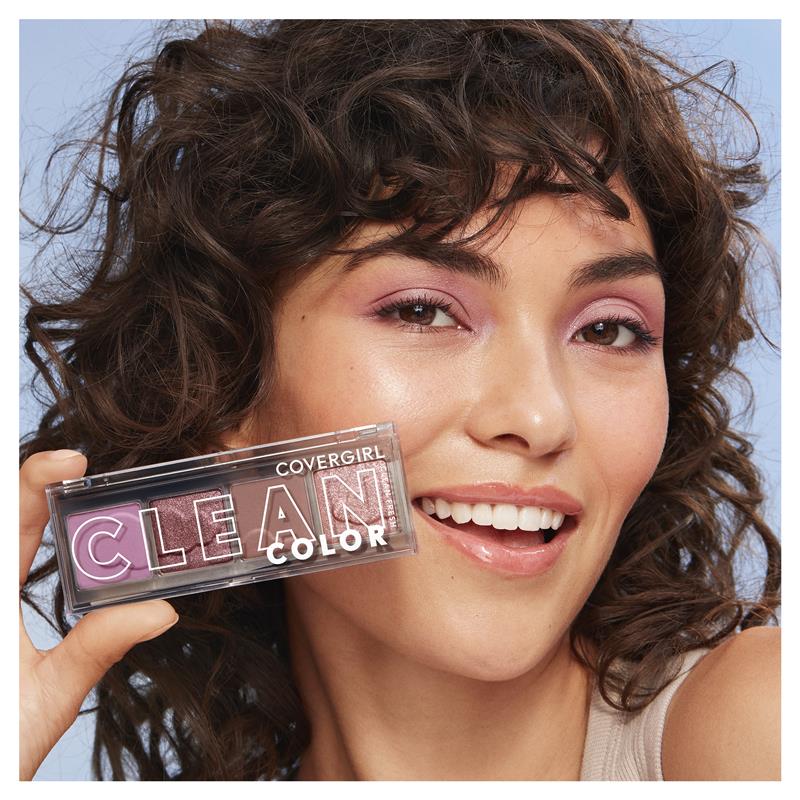Load image into Gallery viewer, Covergirl Clean Colour Eyeshadow Quad #252 Spiced Copper
