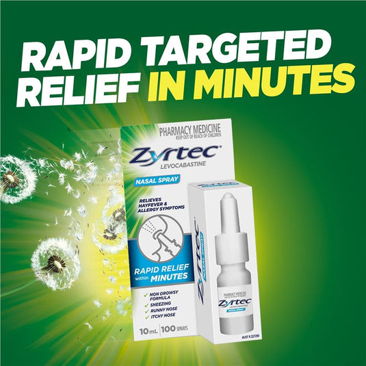 Zyrtec Antihistamine Hayfever & Allergy Nasal Spray 10mL