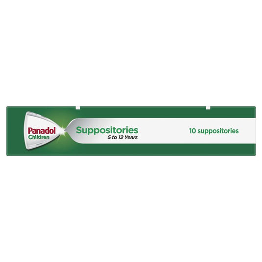 Panadol 250mg 5-12 Years 10 Suppositories