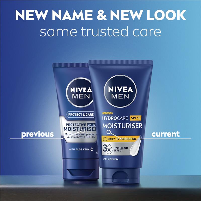 Load image into Gallery viewer, NIVEA MEN Hydrocare Protective Moisturiser SPF 15 75 ml
