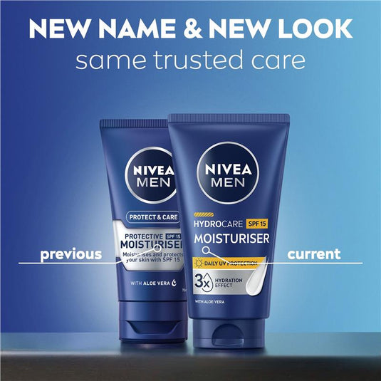 NIVEA MEN Hydrocare Protective Moisturiser SPF 15 75 ml