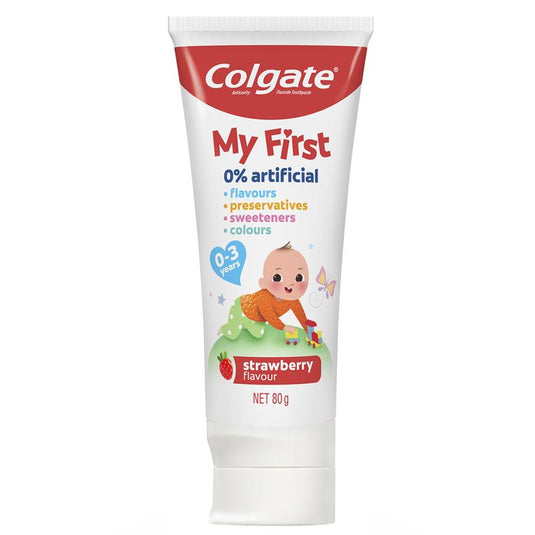 Colgate Toothpaste Kids Anticavity 0-3 Years Strawberry Flavour 80g