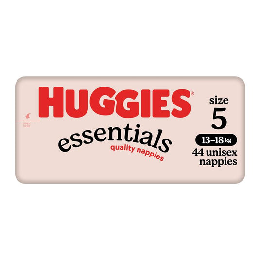 Huggies Essentials Size 5 13-18kg 44 Nappies