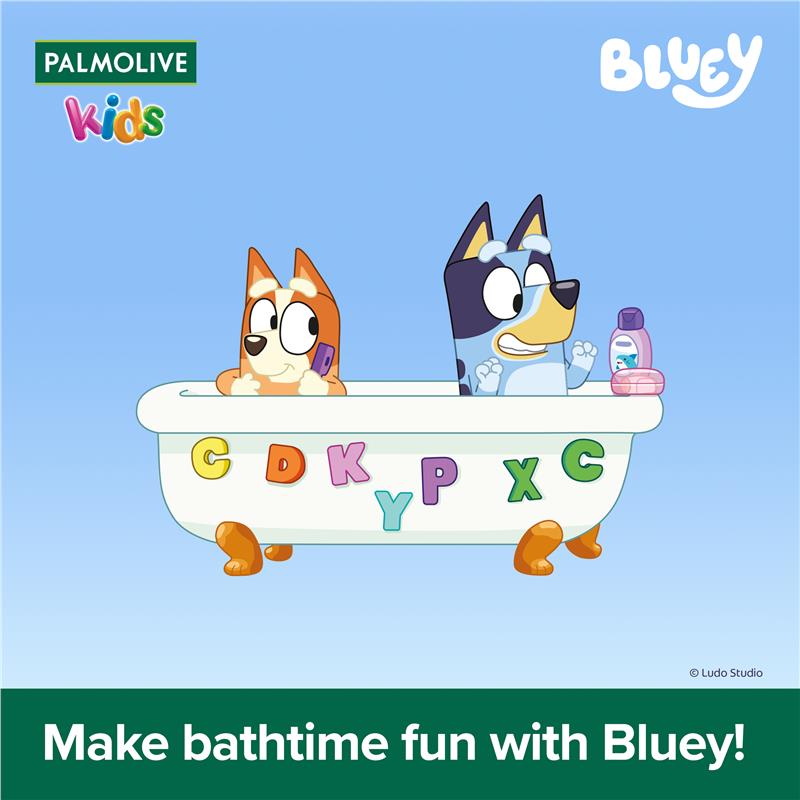 Load image into Gallery viewer, Palmolive Kids Bluey Body Wash Foam Cheeky Berry 400ml
