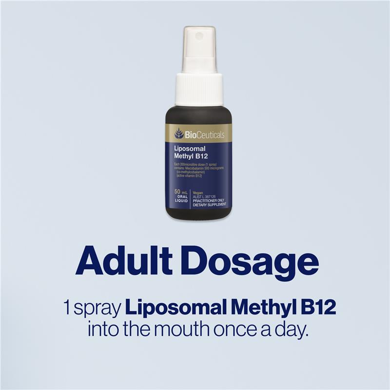 Load image into Gallery viewer, Bioceuticals Liposomal Methyl-B12 Liquid 50ml
