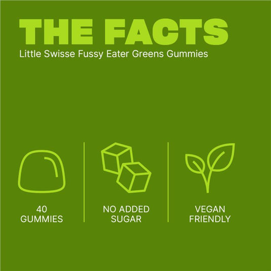 Little Swisse Green Boost Gummies 40 Pack