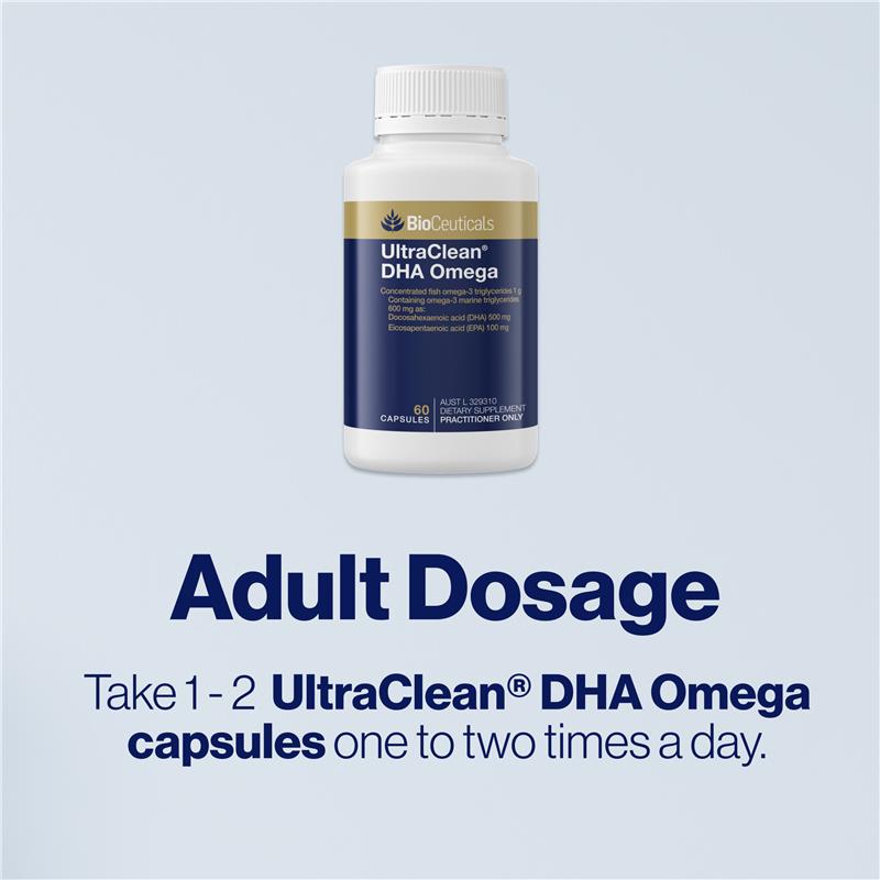 Load image into Gallery viewer, BioCeuticals UltraClean® DHA Omega 60 Capsules
