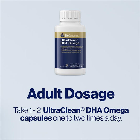 BioCeuticals UltraClean® DHA Omega 60 Capsules