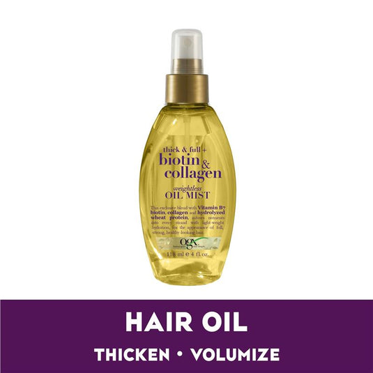 OGX Biotin & Collagen Volumising Weightless Oil Mist 118mL