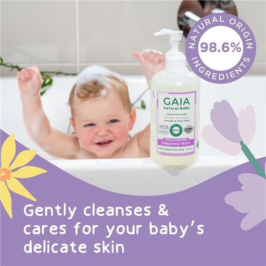 Gaia Natural Baby Sleeptime Bath Wash 500ml