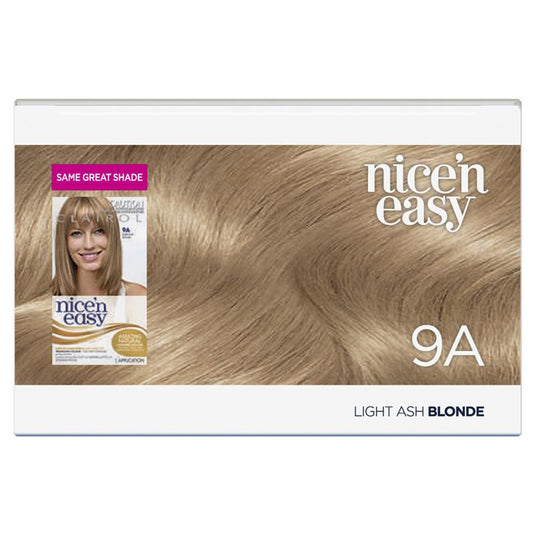 Clairol Nice N Easy 9A Natural Light Ash Blonde Permanent Hair Colour