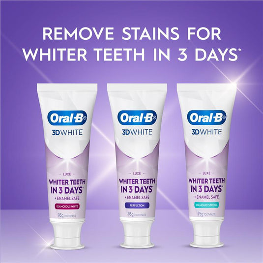 Oral B 3D White Luxe Glamorous White Toothpaste 95g