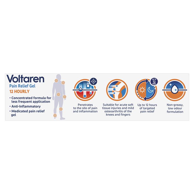 Load image into Gallery viewer, Voltaren Pain Relief Gel 12 Hourly 100g

