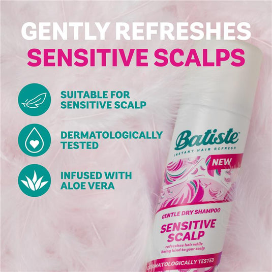 Batiste Dry Shampoo Sensitive Scalp Lightly Fragranced 200ml