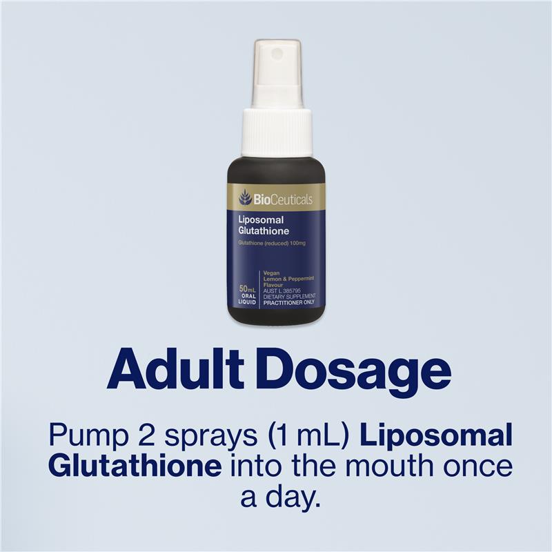 Load image into Gallery viewer, BioCeuticals Liposomal Glutathione Liquid 50ml Fridge Line
