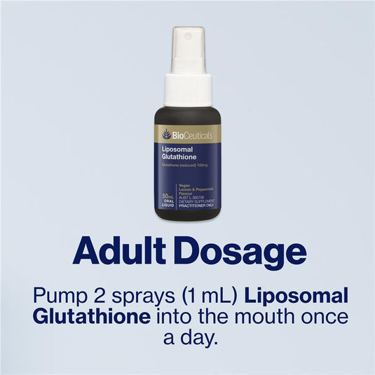 BioCeuticals Liposomal Glutathione Liquid 50ml Fridge Line