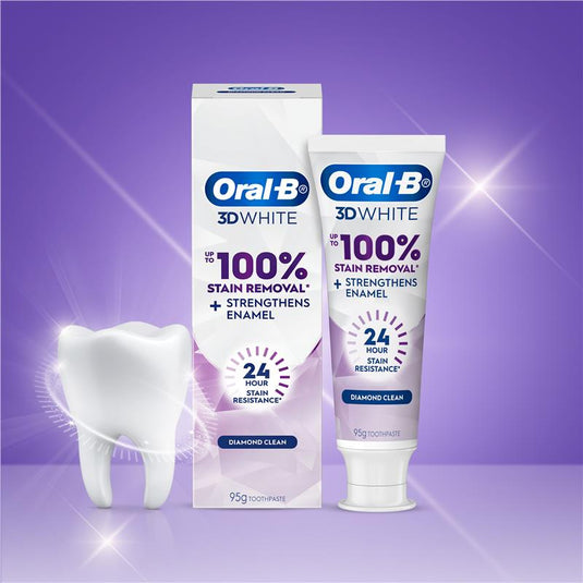 Oral B Toothpaste 3D White Lasting Enamel Strong 95g