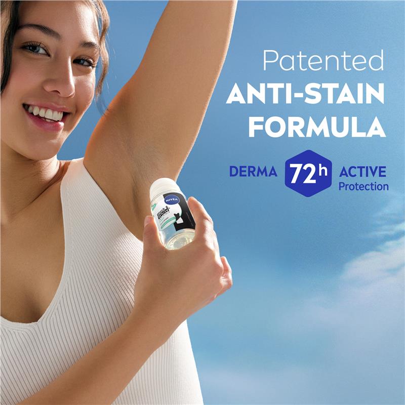 Load image into Gallery viewer, NIVEA Black &amp; White Fresh Roll On Deodorant 72H Protection 50ml
