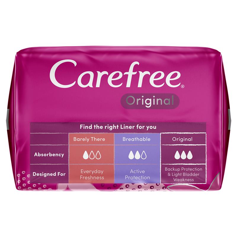 Load image into Gallery viewer, Carefree Original Shower Fresh Scented Panty Liners 30 Pack
