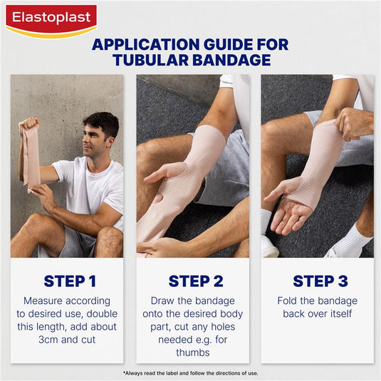 Elastoplast Elastic Tubular Support Bandage Size D Medium 25-43cm