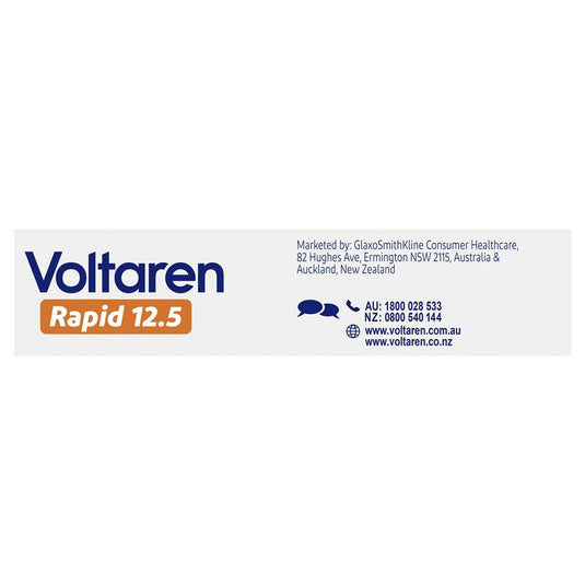 Voltaren Rapid 12.5mg Pain Relief Tablets 20