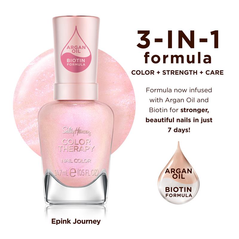 Load image into Gallery viewer, Sally Hansen Color Therapy Nail Polish Epink Journey 14.7ml
