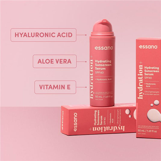 Essano Hydration+ Hydrating Sunscreen Serum SPF40 50ml