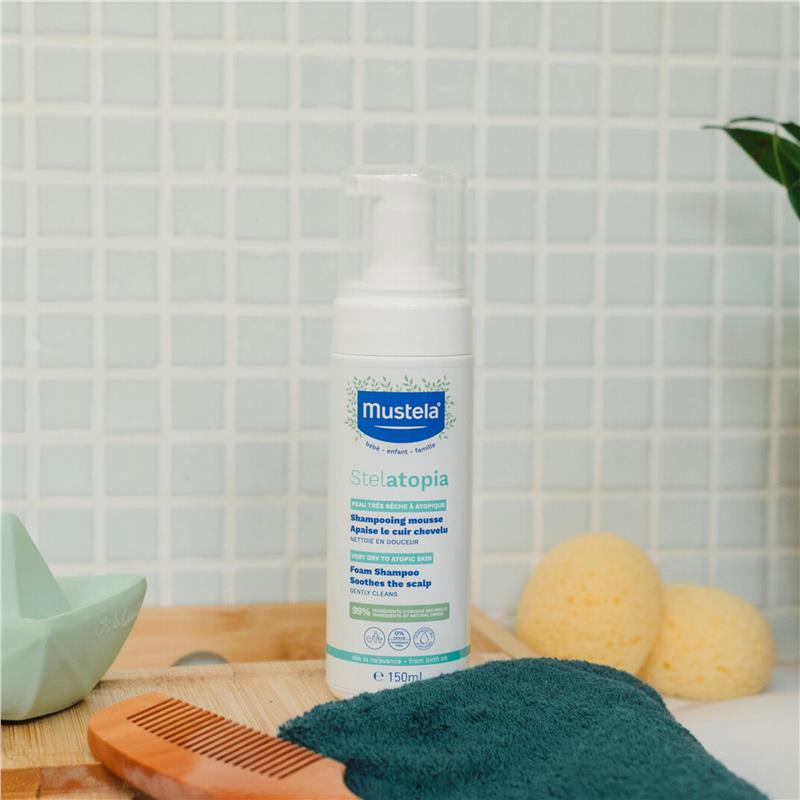 Load image into Gallery viewer, Mustela Stelatopia Foam Shampoo 150ml
