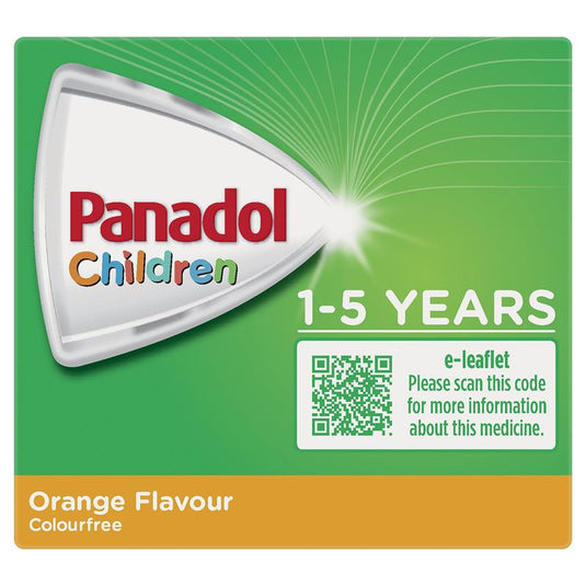 Panadol Children 1-5 Years Suspension Fever & Pain Relief Orange Flavour 200ml