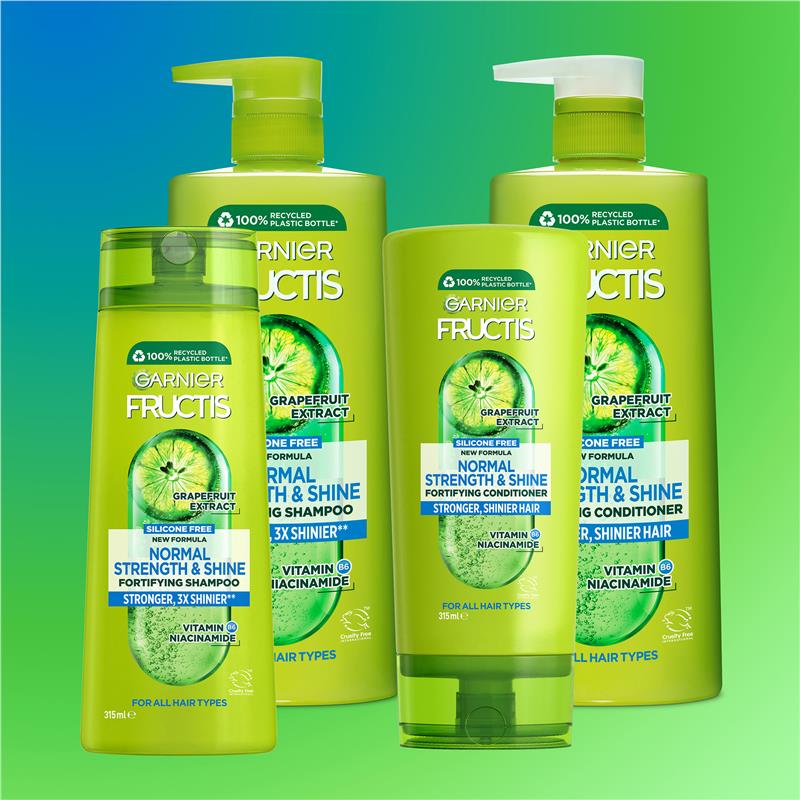 Load image into Gallery viewer, Garnier Fructis Normal Strength &amp; Shine Shampoo 315ml

