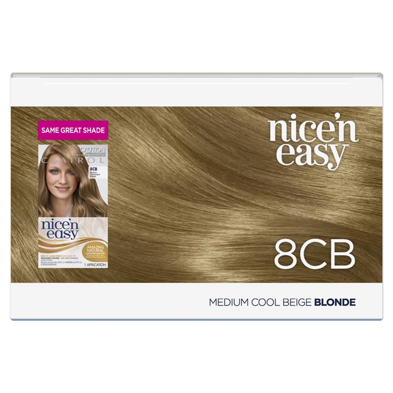 Load image into Gallery viewer, Clairol Nice N Easy 8CB Natural Medium Champagne Blonde Permanent Hair Colour
