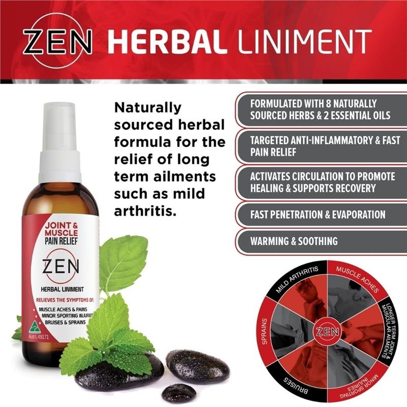 Load image into Gallery viewer, Zen Joint &amp; Muscle Relief Liniment Spray 100mL
