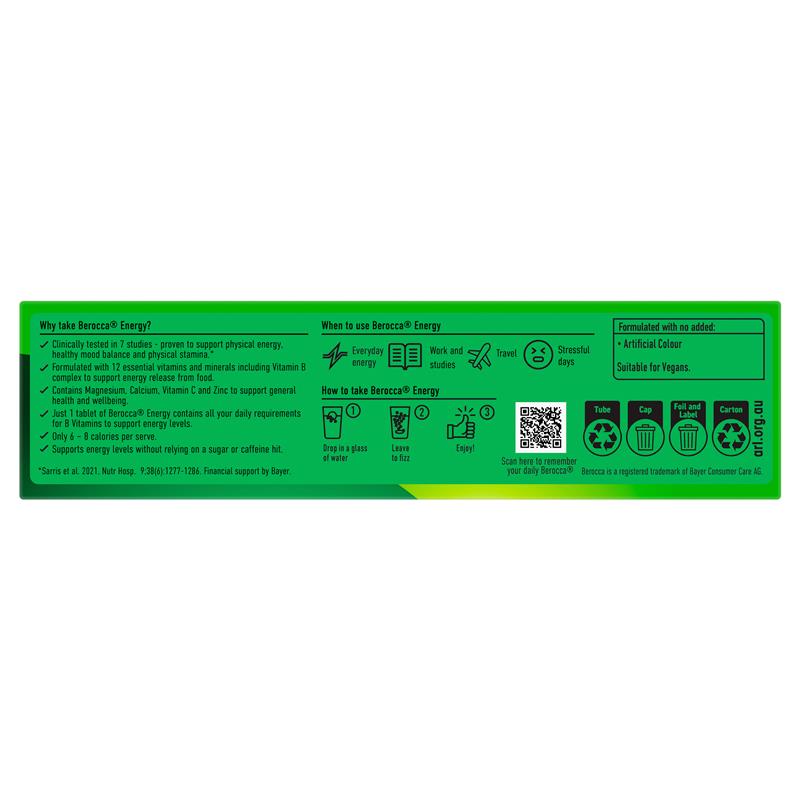Load image into Gallery viewer, Berocca Energy Orange 15 Effervescent Tablets
