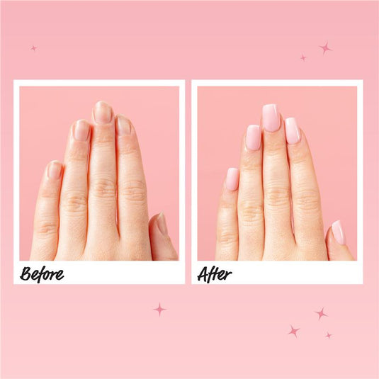 Glam By Manicare Glam Ready Pre-Glued Nails Ballet On Point 30 Pieces