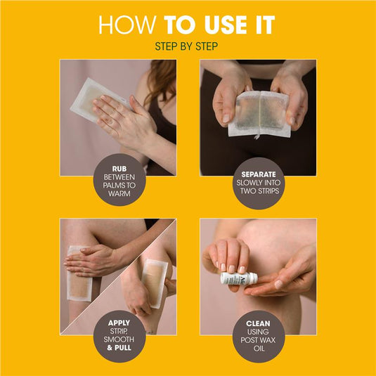 Nad's Natural Body Wax Strips 60 Pack