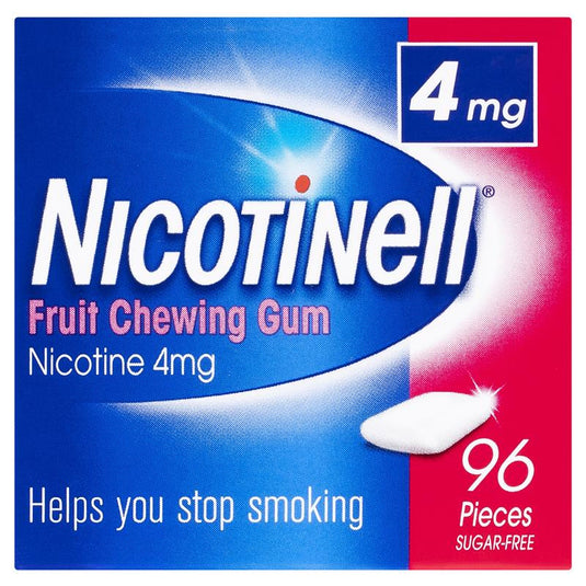 Nicotinell Chewing Gum 4mg Fruit 96