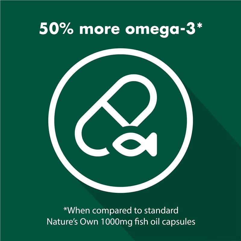 Load image into Gallery viewer, Nature's Own Odourless Fish Oil 1500mg 500 Capsules Exclusive Size
