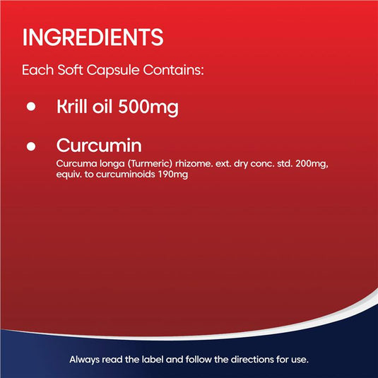 Bioglan Red Krill Plus Curcumin 60 Capsules