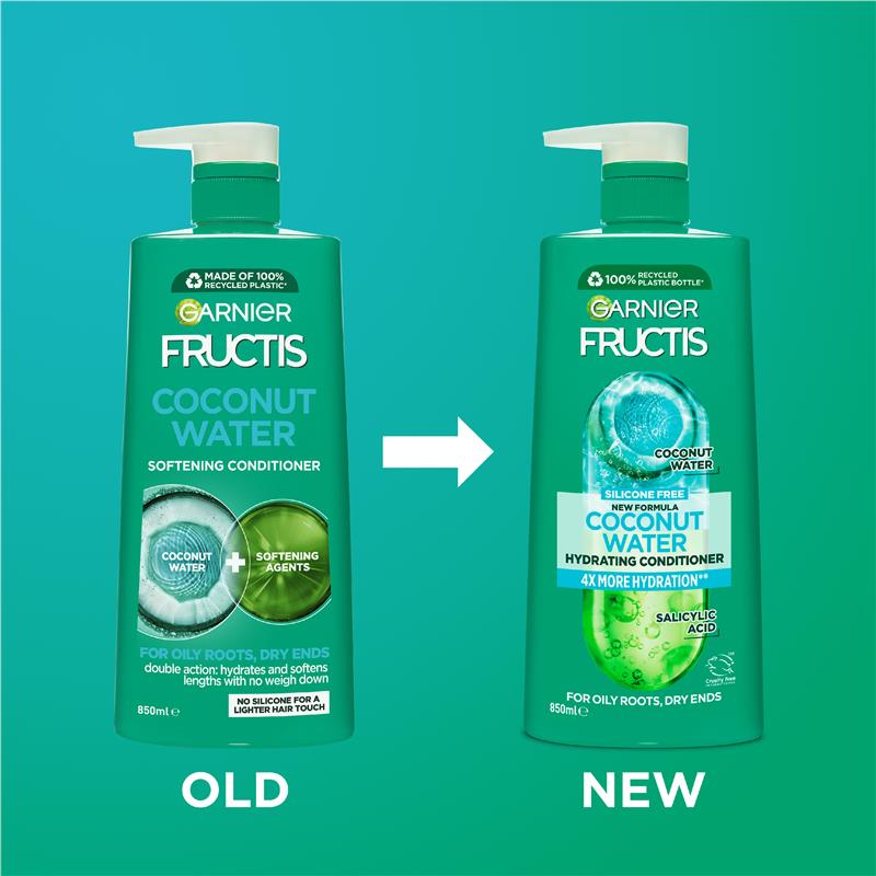 Load image into Gallery viewer, Garnier Fructis Coconut Water Conditioner 850ml
